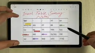 How to Insert Table in Samsung Notes - The Alternative Method