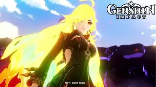 Mavuika Rescue Traveler from The Night Kingdom Cutscene Animation | Genshin Impact 5.0