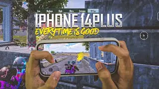 IPHONE 14 PLUS BGMI HANDCAM GAMEPLAY💥|| IPHONE 14 PLUS BGMI & PUBG GAMEPLAY