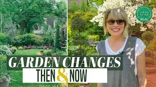 GARDEN CHANGES: Then & Now