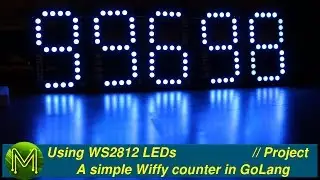 #255 How to use WS2812 LEDs - A simple Wiffy counter in GoLang // Project