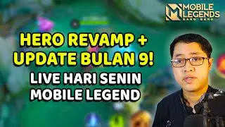 🔴 LIVE RESET SEASON BENTAR LAGI + UPDATE BESAR LAGI❗PUSH RANK MABAR VIP❗LIVESTREAM MOBILE LEGENDS