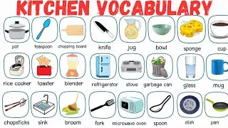 Kitchen Vocabulary in English | English practice #englishvocabulary