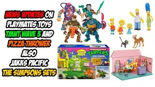 NEWS UPDATES on Playmates TMNT Wave 3 Action Figures and The Simpsons Sets by Jakks Pacific