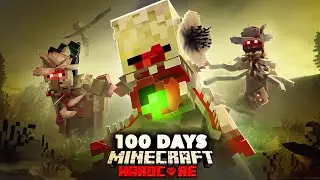 I Spent 100 Days in a Fungal Outbreak in Hardcore Minecraft... Here's What Happened