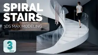 Spiral Stairs Modeling | 3ds Max Modeling Tutorial