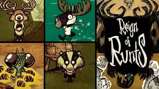 ¡4 NUEVOS PERSONAJES JUGABLES! | Guía Reign Of Runts | Don't Starve Together