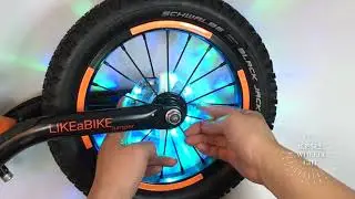 7 Color Rechargeable Bike Wheel Hub Lights LED Spoke Bicycle Decoration Light