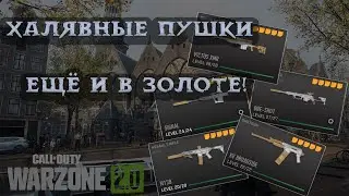 Халявные пушки, ещё и в золоте! Warzone 2.0