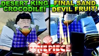 Becoming Desert King Crocodile (Final Sand Fruit) In Roblox A One Piece Game.. Here's What Happened!