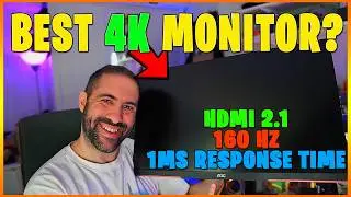 BEST BUDGET 4k Monitor for Consoles?! AOC U27G3X Review: 4K 160Hz IPS Monitor HDMI 2.1