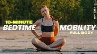 10 Min. Gentle Evening Stretch | Do THIS Before Bed | Full Body, No Talking w/ Music