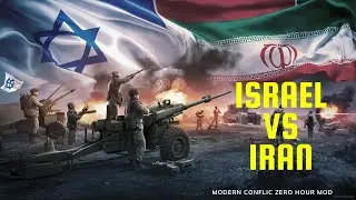 Israel vs 7 Iran: The Best Defense is Offense (Artillery Warfare) - Generals Modern Conflic