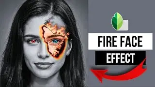 Snapseed fire face editing | Viral fire effect Snapseed Tutorial