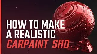 How To Create a REALISTIC Carpaint SHADER with MAYA & ARNOLD