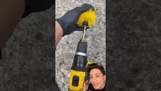 Matkaplı fırça deniyorum! 