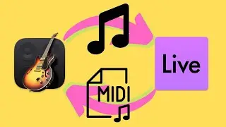 seamlessly stream audio/MIDI between apps - Garageband into Ableton [ableton live 11 tutorial, tips]