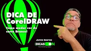 DICA DE CorelDRAW 009 - Como mudar a cor de um carro branco!