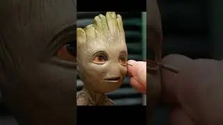 Groot Sculpture Timelapse - Guardians of the Galaxy (Short Version) #shorts