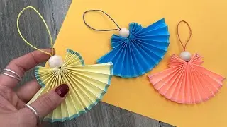 Angel Tree Ornament | Christmas Crafts | DIY