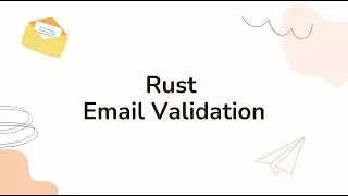 Rust Email Validation