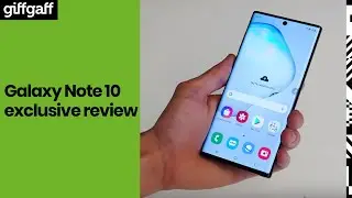 Galaxy Note 10: exclusive hands-on review | giffgaff