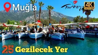 25 Places You Must Visit in Muğla, Turkey - 4K Travel Guide & Things to Do