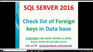 get list of tables has foreign keys in sql server