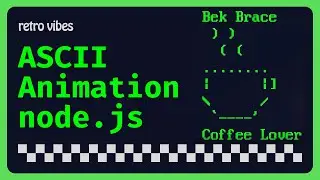 Retro Vibes:  ASCII Hot Coffee Animation in JavaScript (Node.js) - #nodejs #retro #retrocomputing