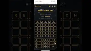 Binance word of the day||  Binance compliance || Check description for All answers