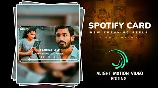 Spotify card lyrics editing | spotify edit alight motion | spotify card lyrics editing alight motion