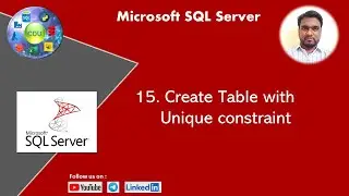 15  Create Table with Unique Constraint