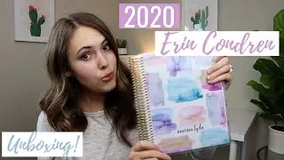 2020 ERIN CONDREN LIFE PLANNER UNBOXING & REVIEW