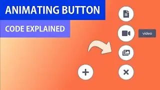 Add Button Animation from Scratch | HTML CSS Vanilla JS | Code Explained