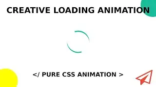 How to create loading animation using HTML and CSS | Web dev
