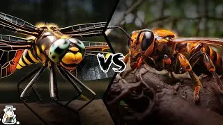 Dragonfly vs Wasp - Who Is The King Of The Insects?