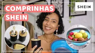 Comprinhas Shein Home - Conjunto para banheiro e utilidades para casa!