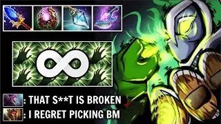 MAGICIAN Mid Rubick OC + Spell Prism + Arcane Blink Cast Skills Like Auto Attacks by Topson Dota 2