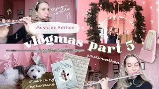 Practice with me: trying new flute headjoints🪈✨🎶  | vlogmas 2023 part 5