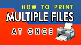 How to print multiple files at a time?