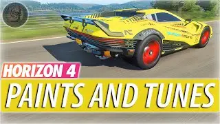 Cyberpunk Car Forza Horizon 4 Quadra Turbo-R V-Tech Tune + Paints FH4 Cyberpunk 2077 Car