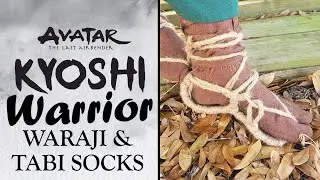 Kyoshi Warrior Cosplay: Samurai Footwear (Waraji and Tabi Socks)