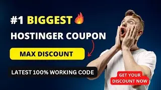 👉Hostinger Coupon Code | Get MAXIMUM Hostinger Promo Code