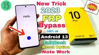 Realme 10 Pro 5G FRP Bypass Android 13 Update | Realme (RMX3660) Google Account Bypass | Without Pc