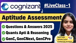 Cognizant Aptitude Questions & Answers |Previous Year Questions |Cognizant Aptitude Assessment 2025