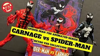 2023 RETRO SPIDER-MAN THE ANIMATED SERIES VHS SET #1 | Marvel Legends | Hasbro