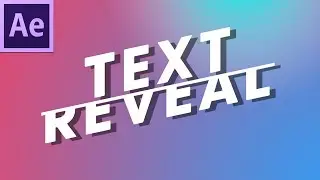 Text reveal After Effects Tutorial (2019)