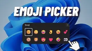 How to open Emoji Picker on Windows 11