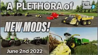 FS22 | A PLETHORA of NEW MODS! | (Review) Farming Simulator 22 | PS5 | 2nd June 2022.