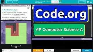 Code.org Lesson 7.1 Writing Methods | Tutorial with Answers | Unit 1 Computer Science A (CSA)